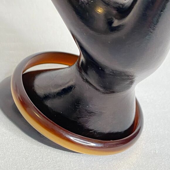 Moonglow Bangle Bracelet Golden Brown Lightweight - Picture 2 of 9